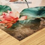 Plakat lilie wodne i ważka do salonu