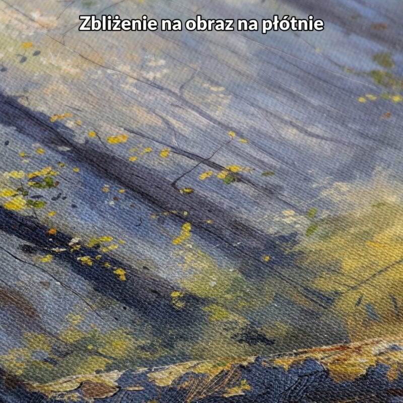 Obraz las o poranku do salonu impresjonistyczny