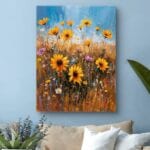 Obraz rośliny i flora słoneczniki do salonu Obraz rośliny i flora słoneczniki do salonu