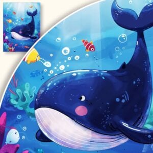 Plakat Podwodny Świat Wieloryba