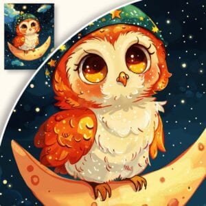 Plakat Magiczna Sowie Noc