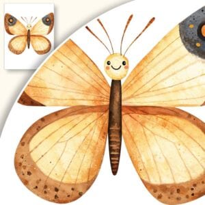 Plakat Radosny motyl