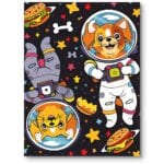 Plakat do pokoju dziecięcego pies zwierzęta piesek Plakat do pokoju dziecięcego pies zwierzęta piesek