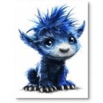 Plakat do pokoju dziecięcego stworek baśniowe bajkowy