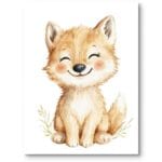 Plakat obrazek do pokoju dziewczynki pies zwierzęta piesek szczeniak