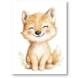 Plakat obrazek do pokoju dziewczynki pies zwierzęta piesek szczeniak