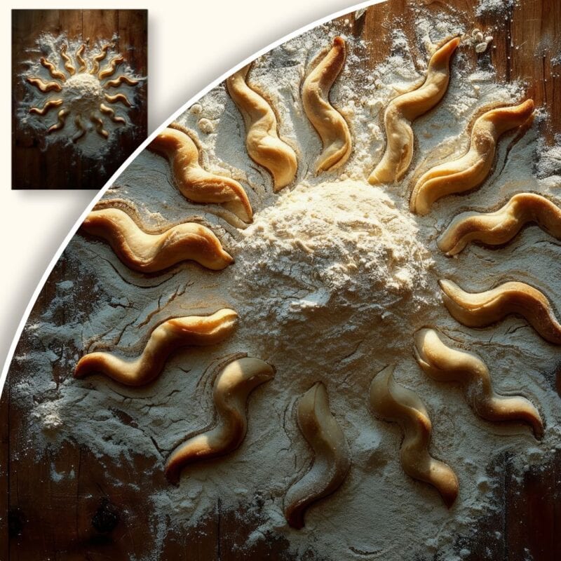 Plakat Słoneczne pieczywo na mące