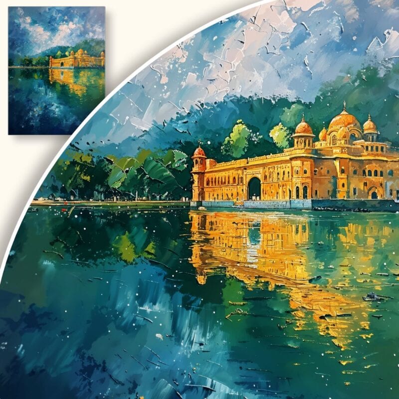 Obraz Pałac nad Jeziorem