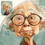 zb3-1288-3n Obraz Portret starszej kobiety