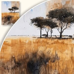 Obraz Krajobraz sawanny