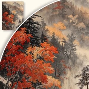 Obraz Most w jesiennym krajobrazie