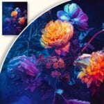 zb3-1494-3n Plakat Piwonie w pełnym rozkwicie