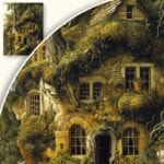 Obraz Tajemniczy domek w skale