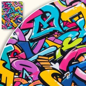 Obraz Kolorowa Abstrakcja Graffiti