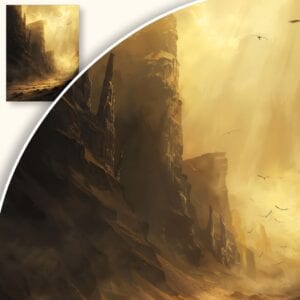 Plakat Kanion o świcie