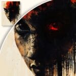 Obraz Tajemnicza Twarz w Lesie