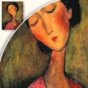 Obraz Zamyślona kobieta