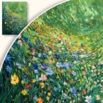 Obraz Kwitnąca łąka