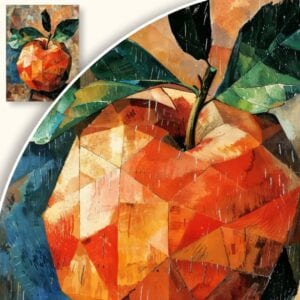 Obraz Kubistyczne Jabłko