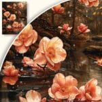 Obraz Magnolie na jeziorze