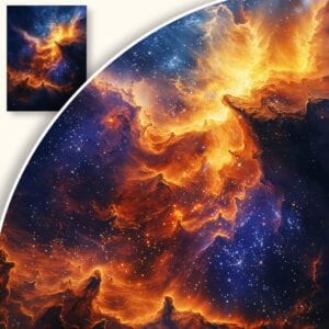 Plakat Abstrakcyjna Galaktyka