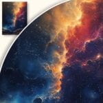 Obraz Nebulosa w kosmosie