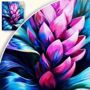 Obraz Kolorowy egzotyczny kwiat