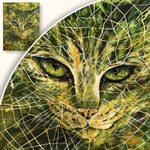 Obraz Tajemniczy kot w sieci