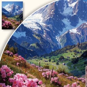 Obraz Malowniczy krajobraz górski