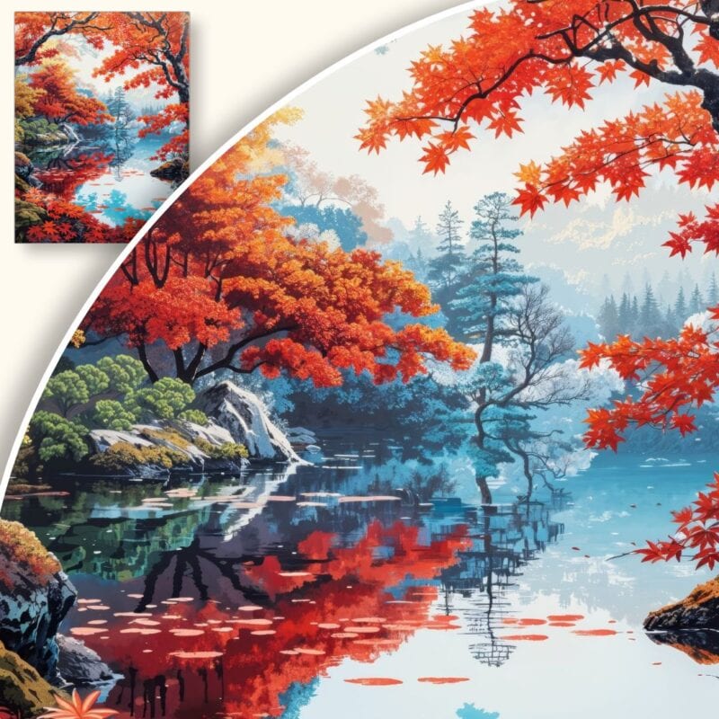 Obraz Jesienny Pejzaż nad Tranquility