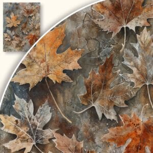 Obraz Jesienne liście klonu