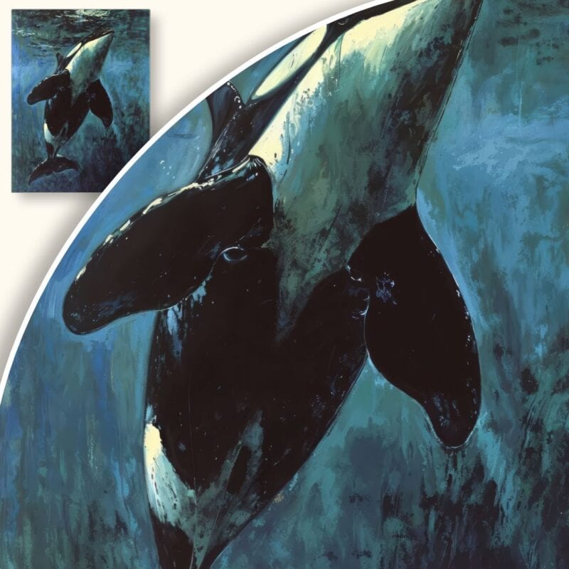 Obraz Orka w oceanie