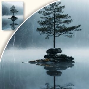 Plakat Mgła na Jeziorze