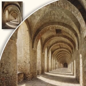 Plakat Stara kamienna arkada