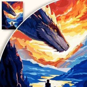 Plakat Smok nad Doliną