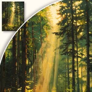 Obraz Leśny poranek