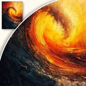 Obraz Wirująca fala