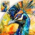 Obraz Majestatyczny Paw