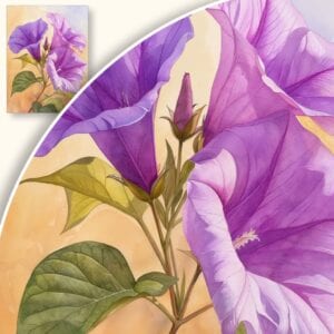 Obraz Fioletowy powój