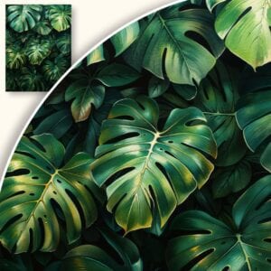 Plakat Tropikalne liście