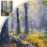 Obraz Spokojny las o poranku