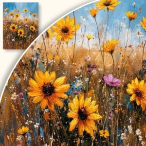 Obraz Słoneczniki na Łące